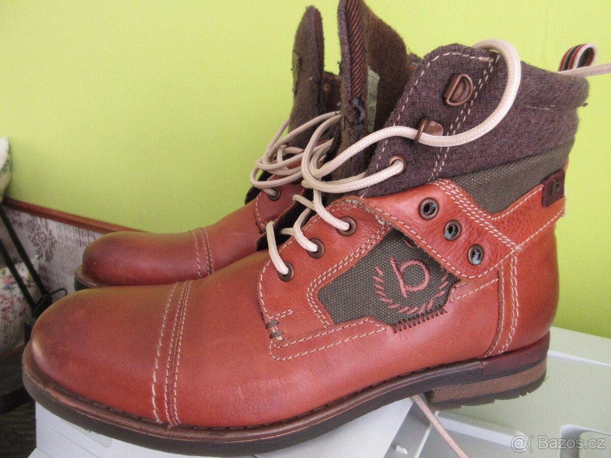 Pánské moderní kotníkové boty BUGATT vel. 43. - 2