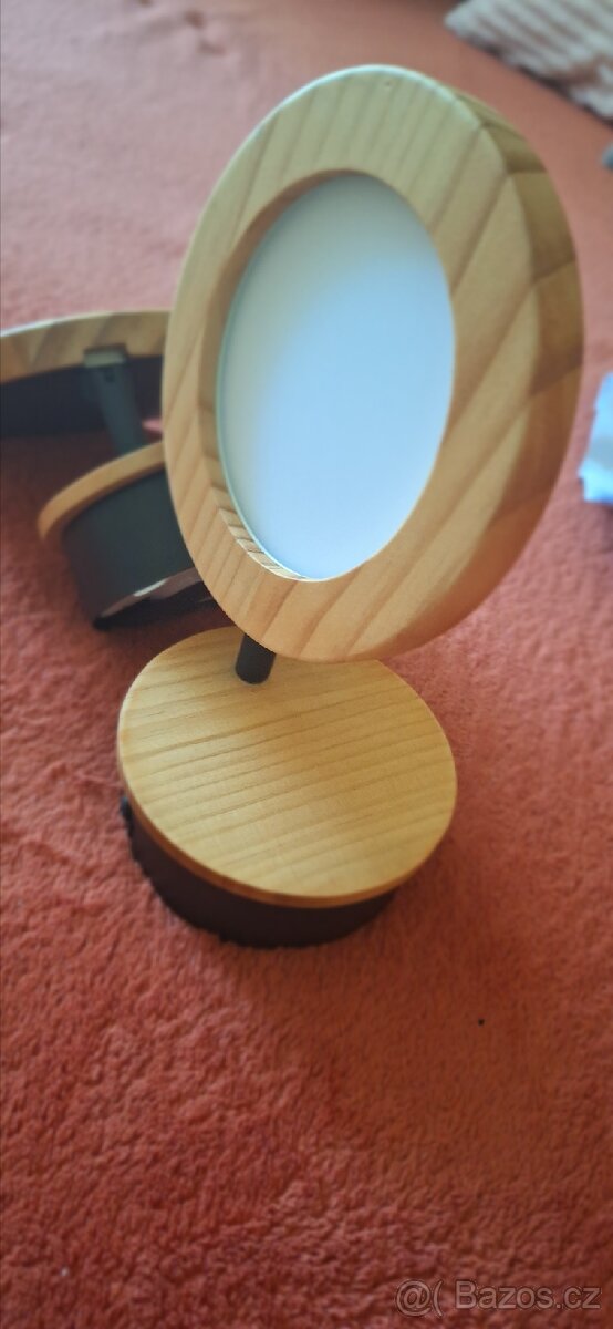 Led osvětlení dřevo 2 ks nové - 2