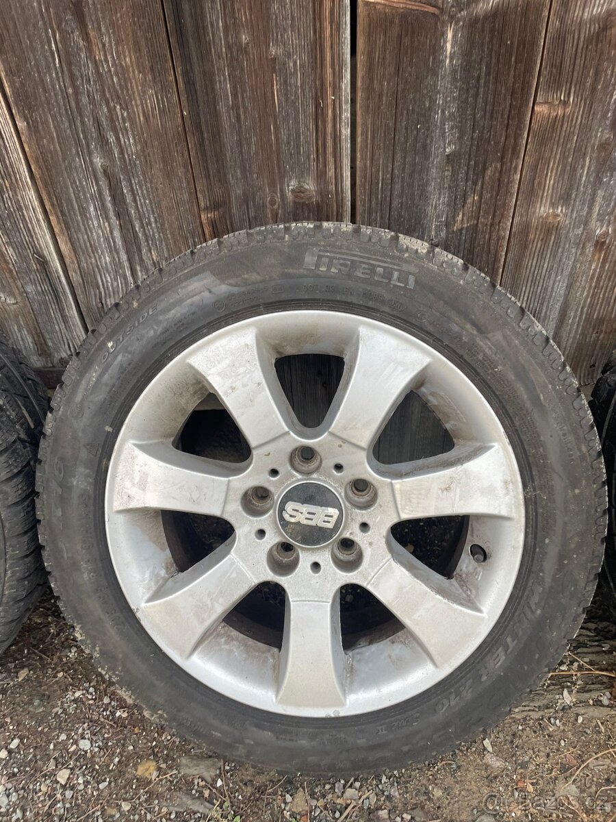 alu BMW + 205/55/16 zimni - 2