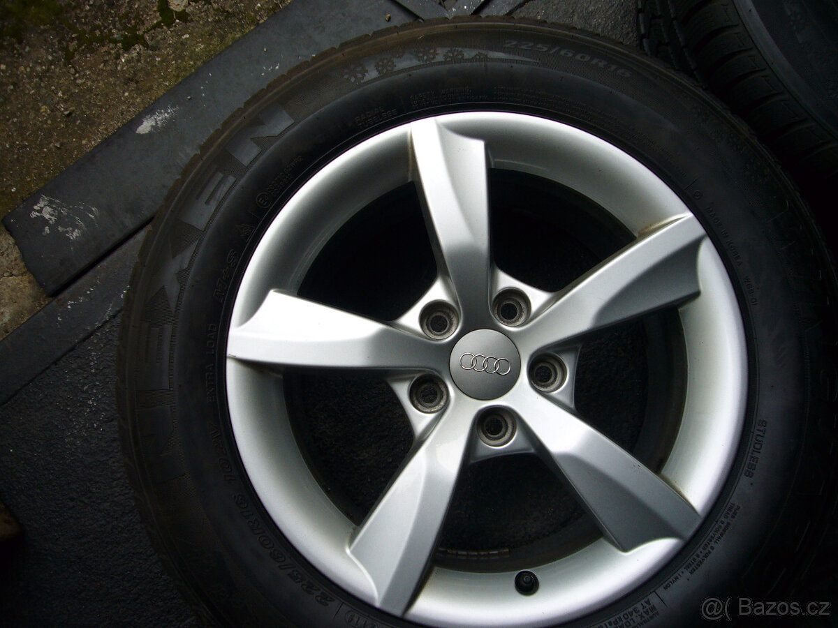 ZIMNÍ ALU KOLA orig.AUDI A4-A6 16" 5x112 7,5" et-37, - 2