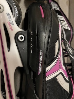 Prodám dětské brusle rostoucí lední / kolečkové velikost 35 - 2