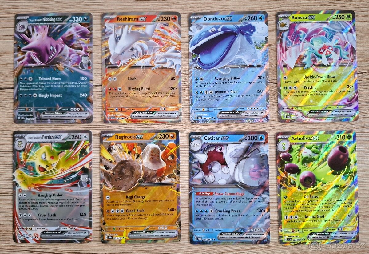 Originální karty Pokémon "ex" - perfektní stav - 2