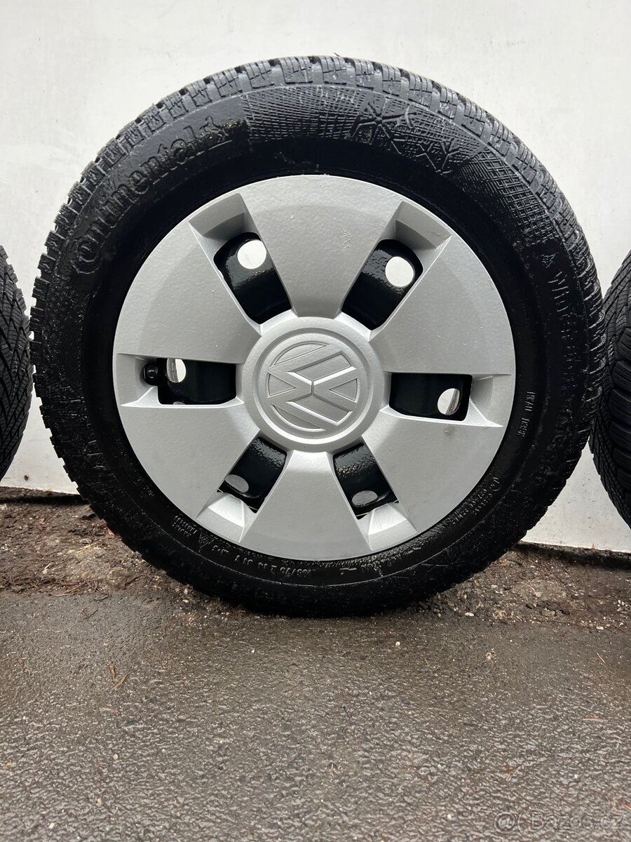 Sada zimních plechových kol VW Up |4x100; 165/70/14| - 2