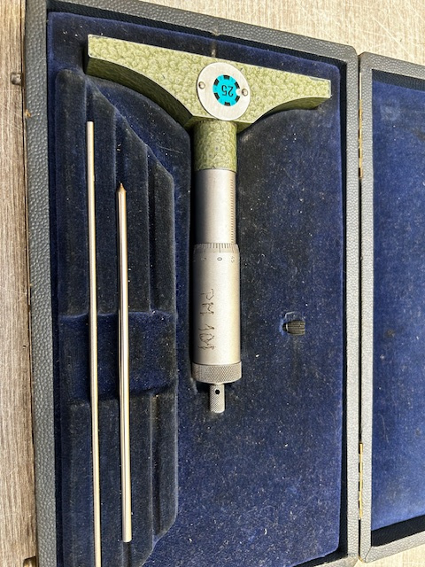 mikrometrický hloubkoměr 0-100mm - 2