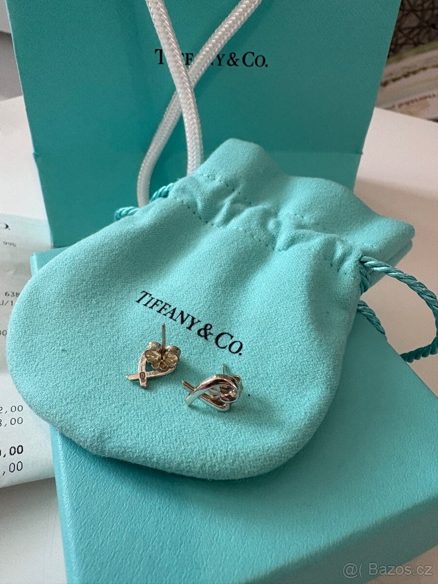Náušnice Tiffany Loving Heart - 2