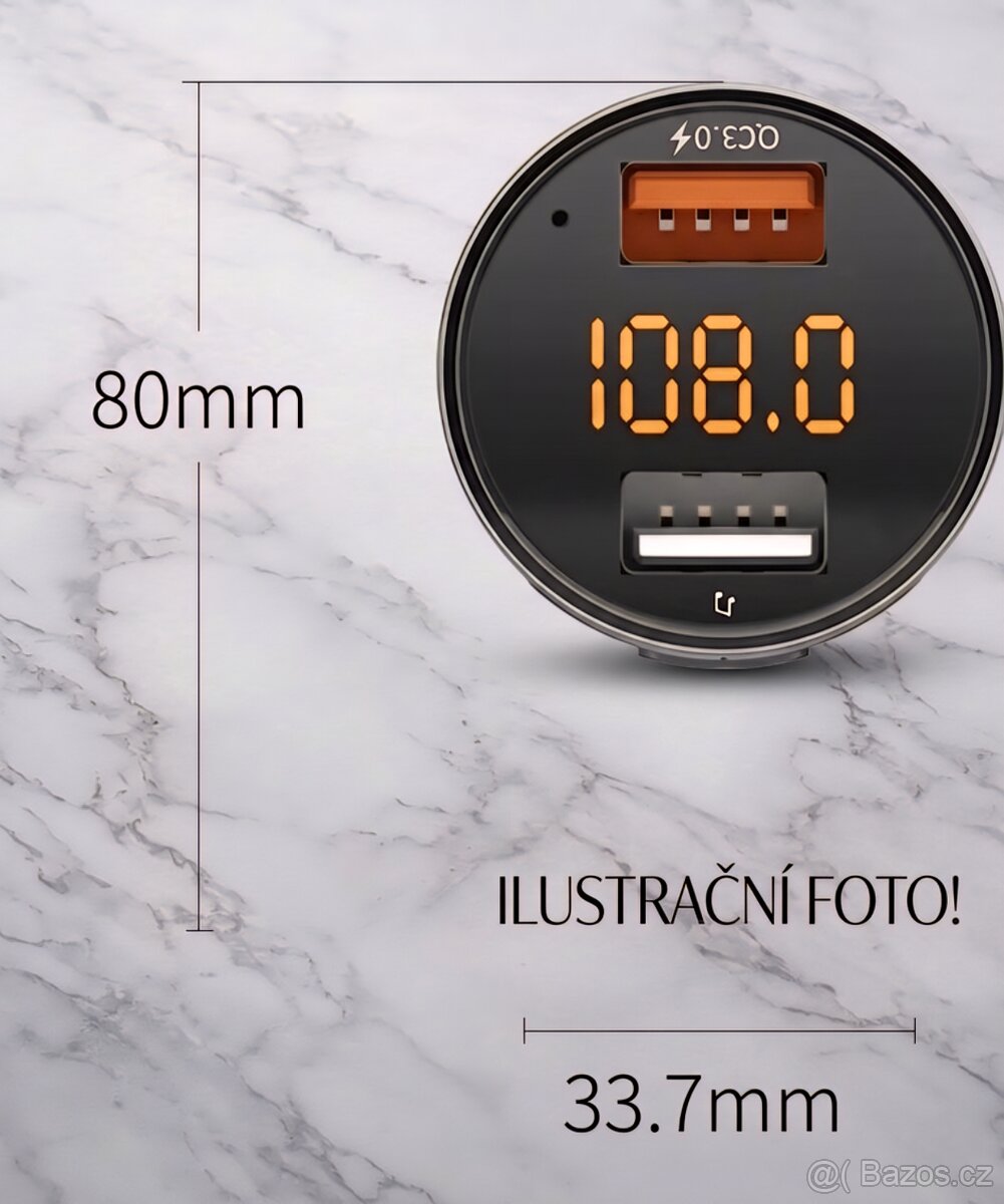 Bluetooth FM vysílač (Nepoužité) - 2