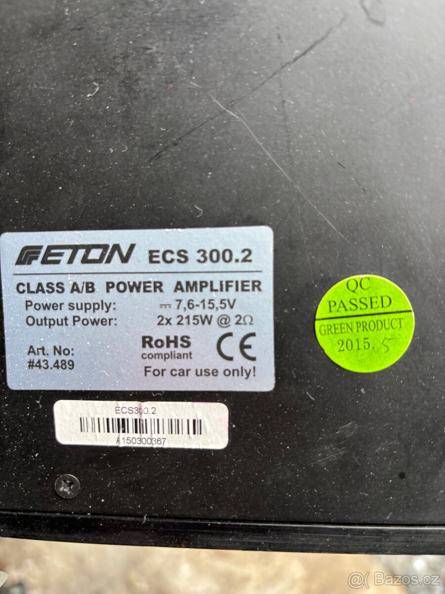 Zesilovač Eton ECS 300.2 - 2