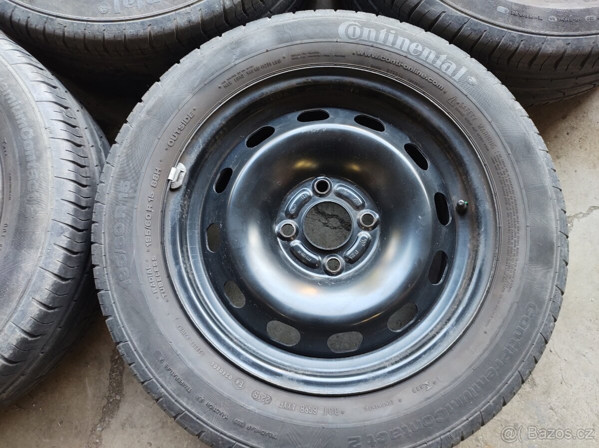 195/60 R15 +disky 4x108mm - 4ks - 2