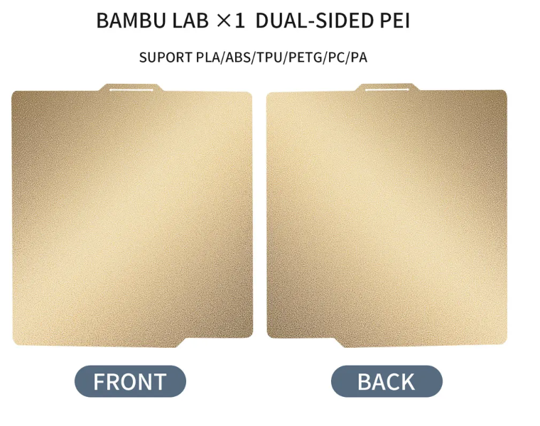 Bambu Lab tiskový plát oboustranný strukturovaný PEI (neorig - 2