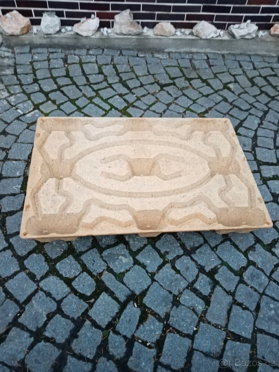 Lisovaná dřevěná paleta 120 x 80 cm - 2