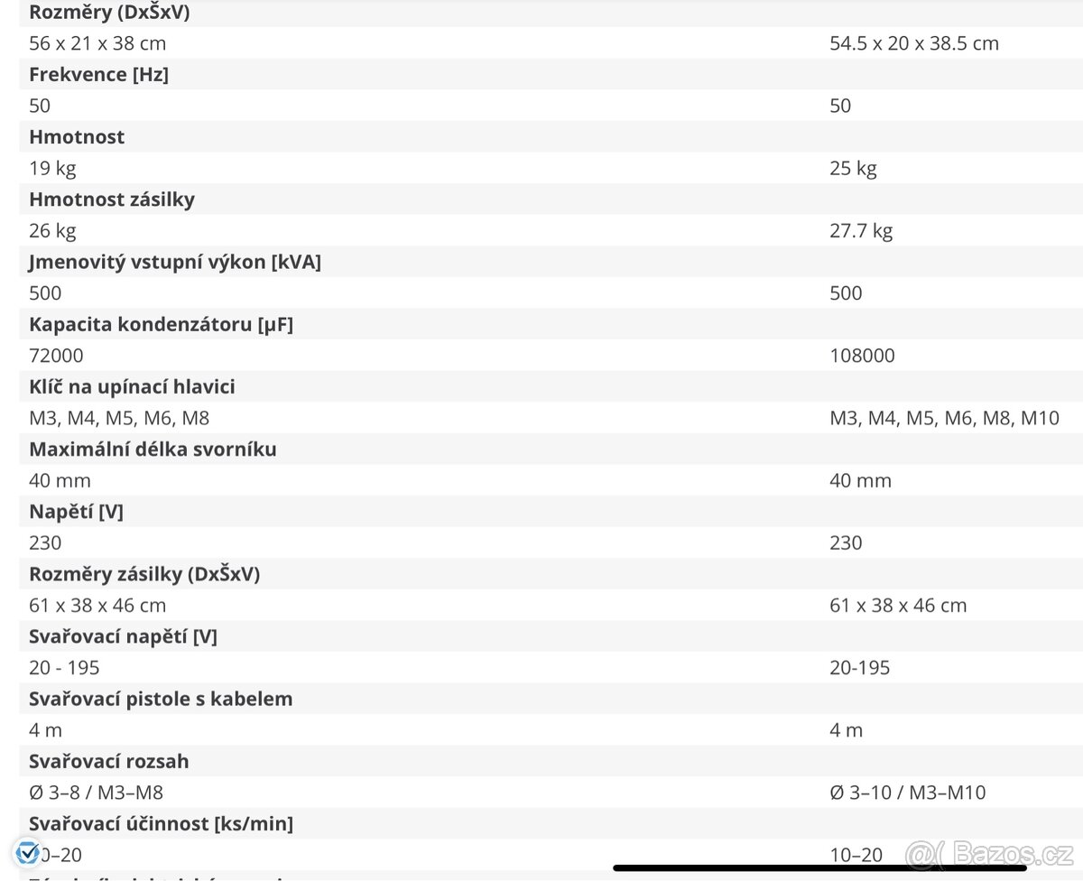 Bodovací svářečka Stamos - 2