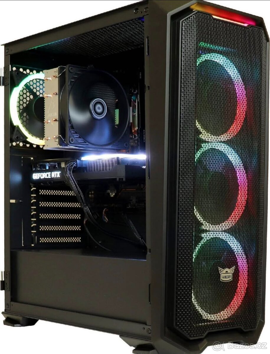 Herní PC – i5 10400F, RTX 3060 Ti 8GB, 16GB RAM, 1TB SSD + 4 - 2