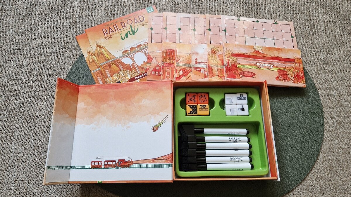 Hra Albi Railroad ink Ruda edice - 2