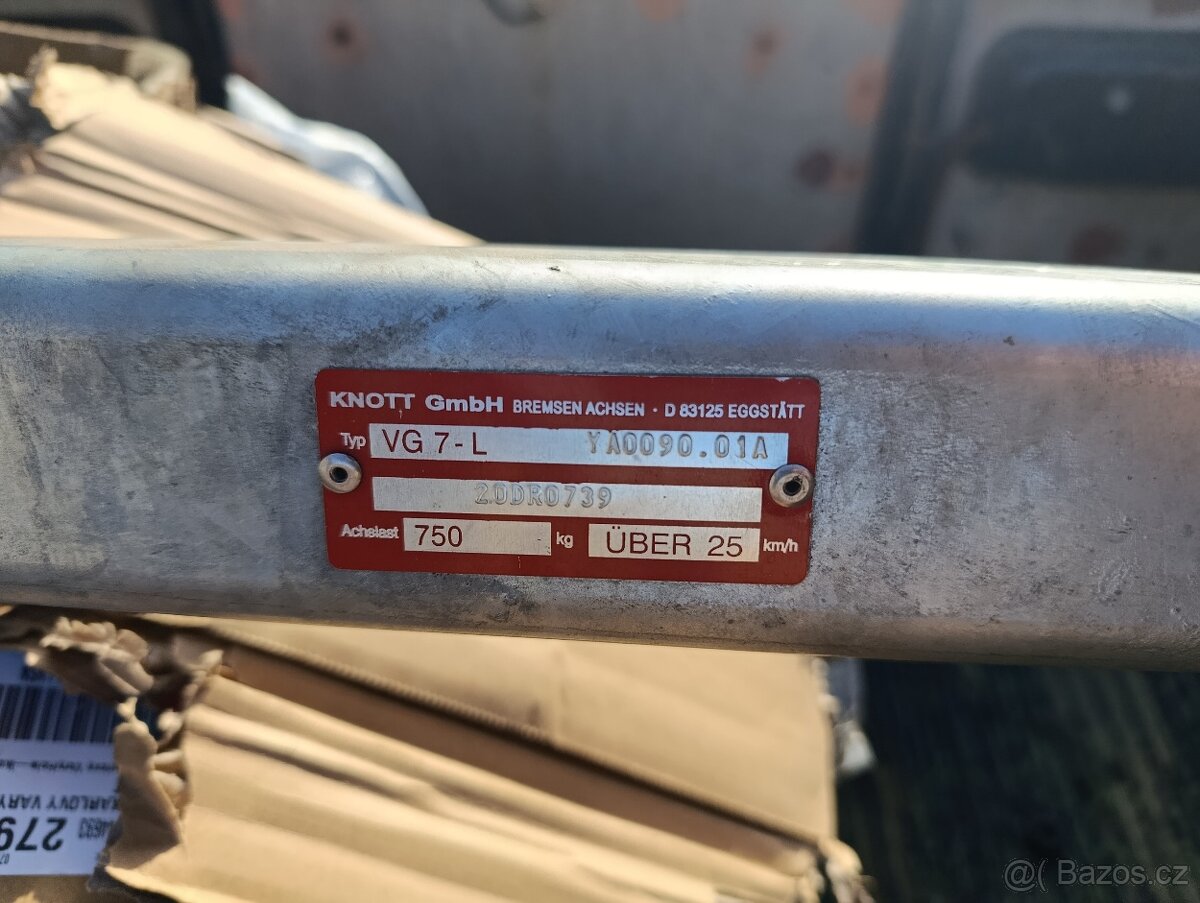 Náprava Knott VG-7L - 2