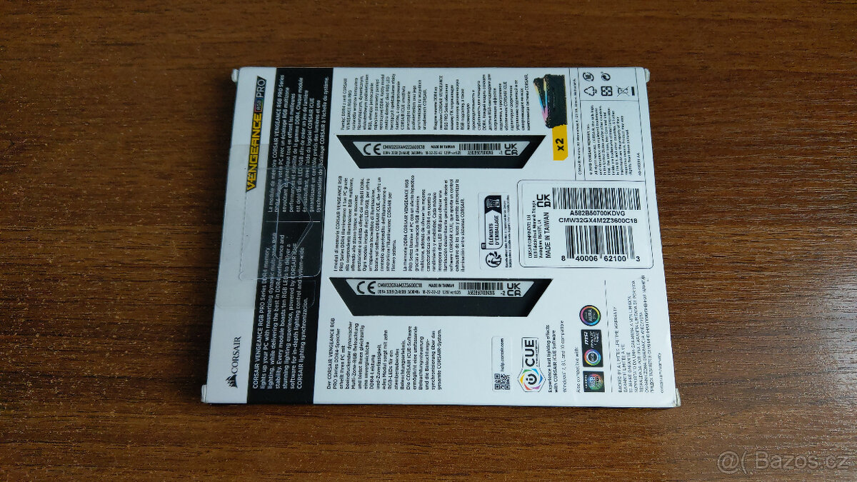 Corsair Vengeance RGB PRO DDR4 3600Mhz 2x16GB 32GB KIT - 2