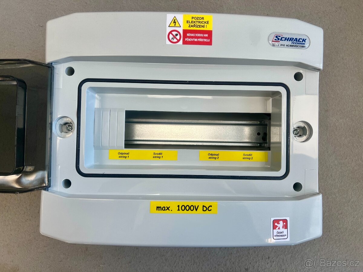 Rozvodnice nástěnná 1řadá, 1x 12 modulů, krytí IP65 Schrack - 2