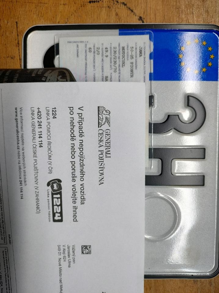 Jawa 05 pionýr ČR doklady - 2