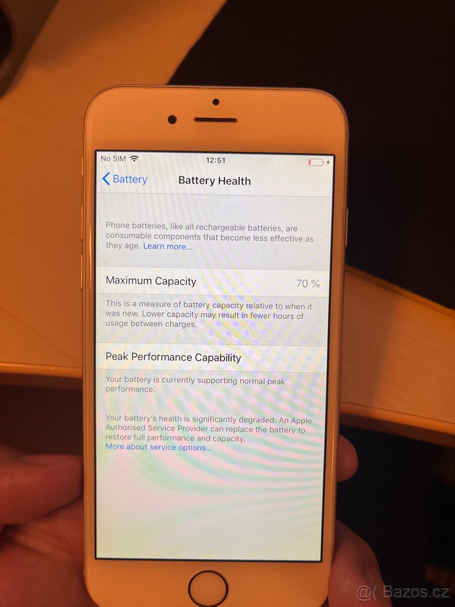 iPhone 6 16 GB battery 70%, missing sim-tray - 2