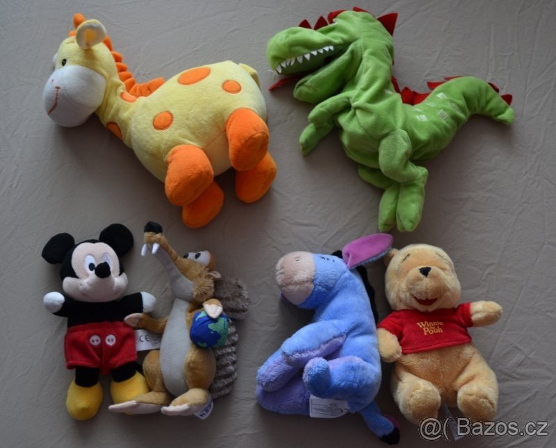 Plyšáci, Hatchimals, Krteček, Nici, Rákosníček, Angry, garáž - 2