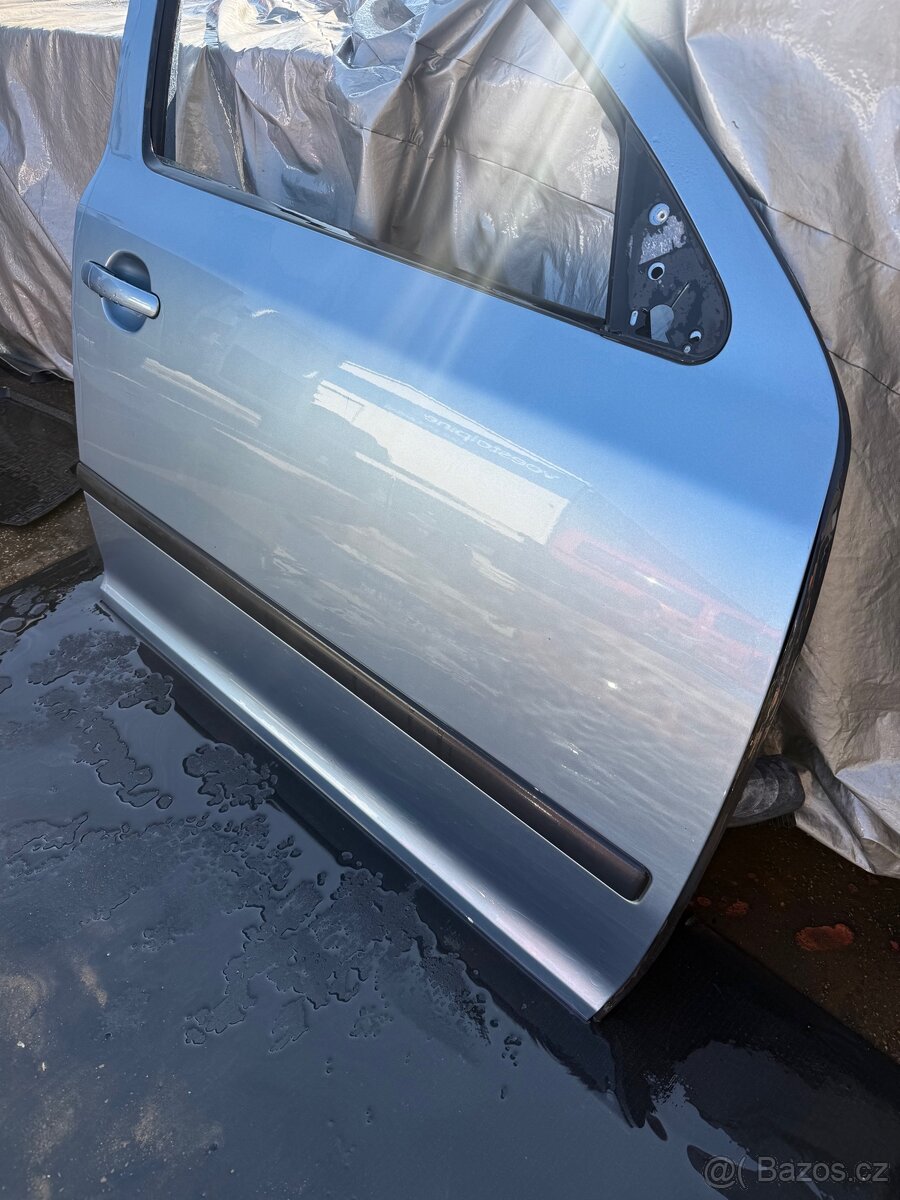 Pravé přední dveře Octavia 2 - ŠEDOMODRÁ - 2