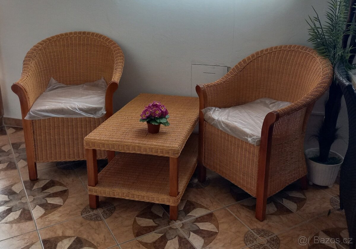 ratanová sedací souprava Carlot - 2