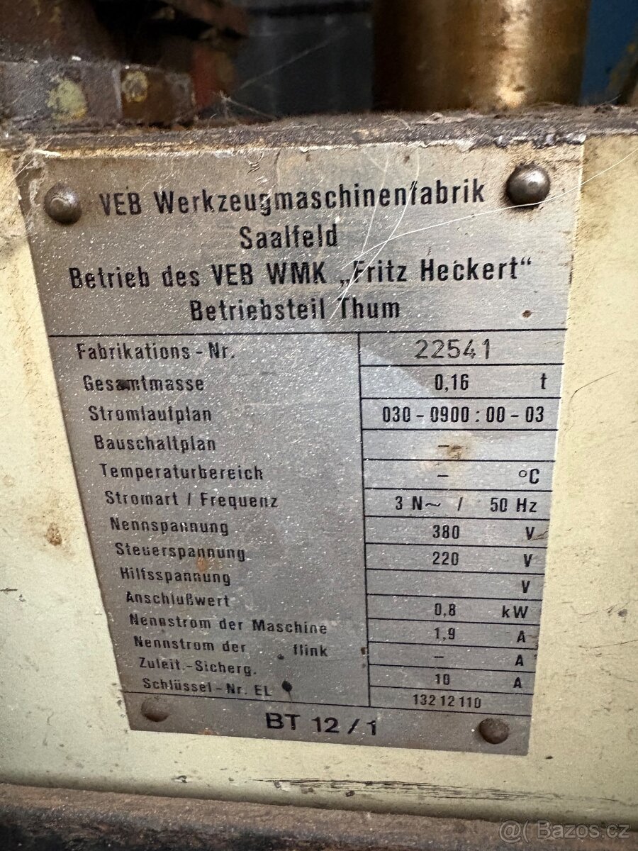 Stolní vrtačka na podstavci německé výroby - 2