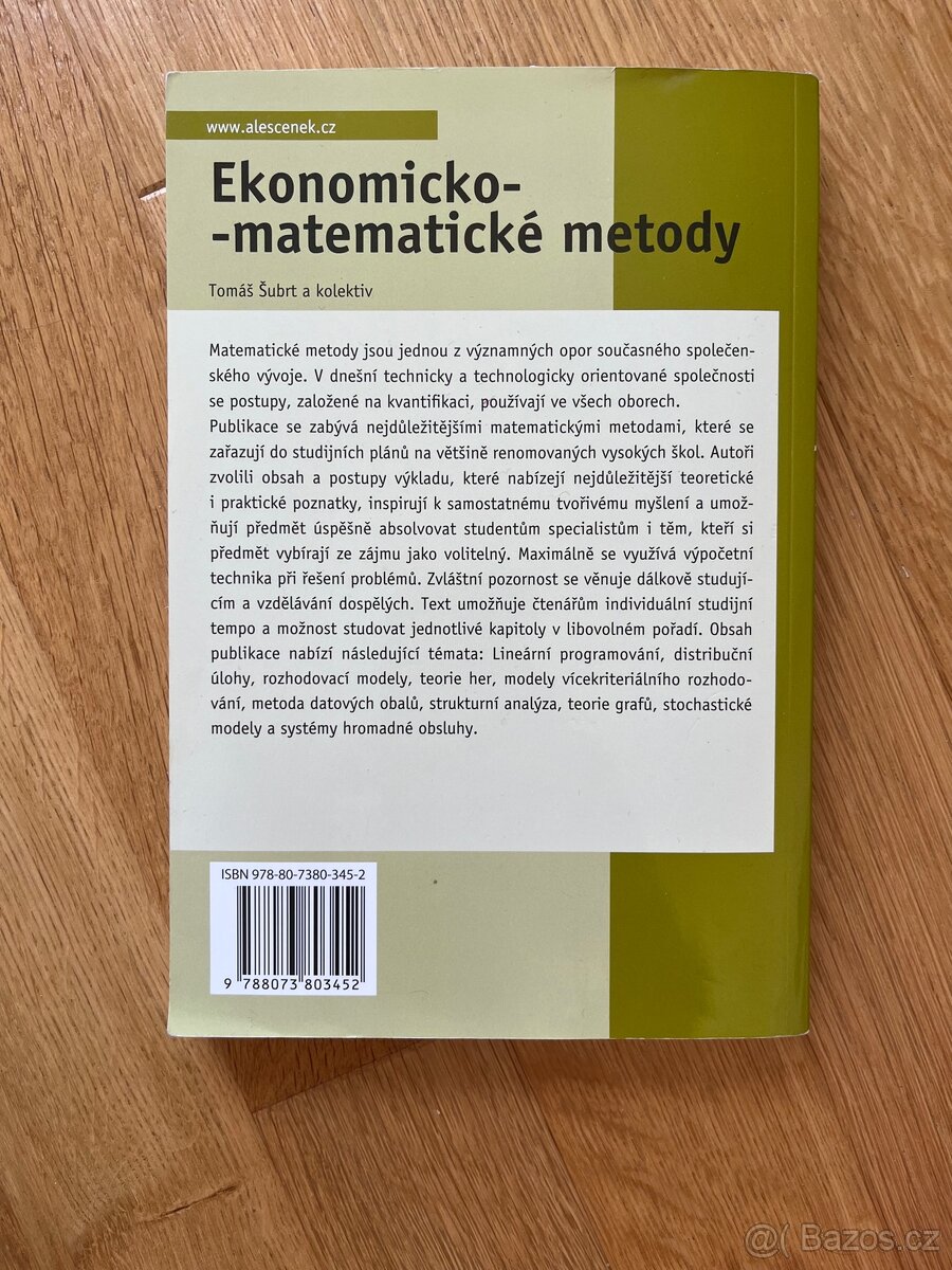 Ekonomicko-matematické metody - 2