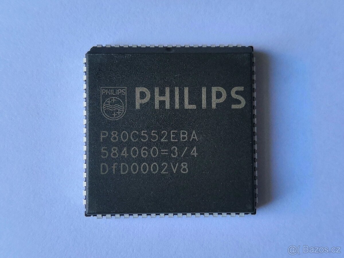 Microcontroller / mikrokontrolér MCU Phillips P 80C552 EBA/0 - 2