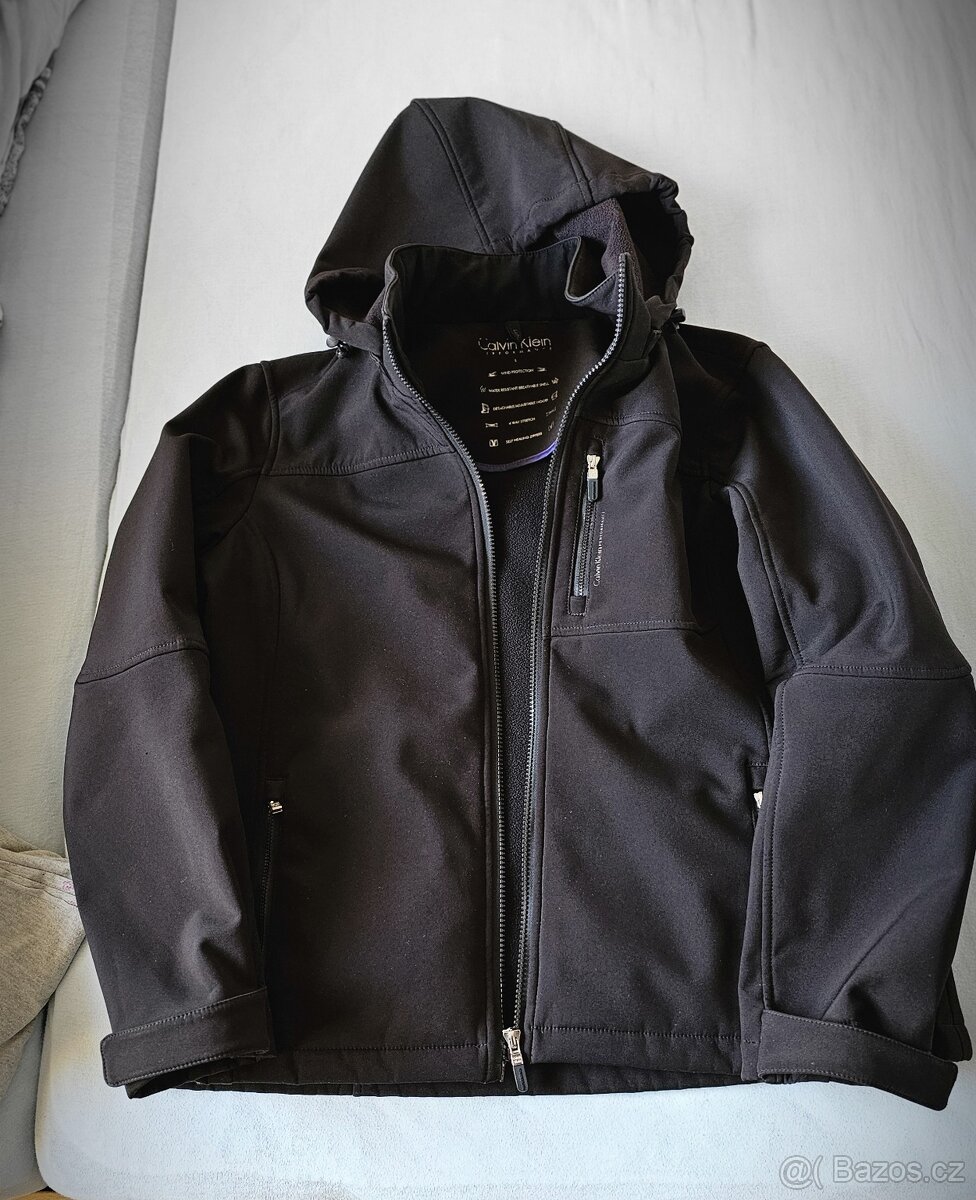 Dámská softshellová značková bunda, uvnitř fleece, vel. 40 - 2