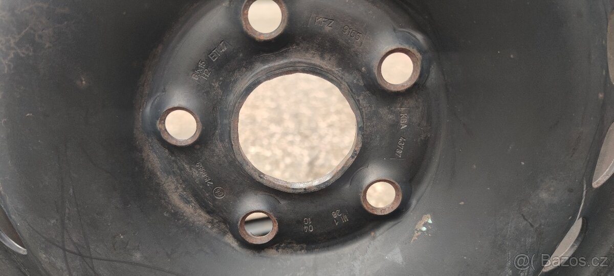 plechový disk 6J X 15 ET47 OCTAVIA,VW - 2