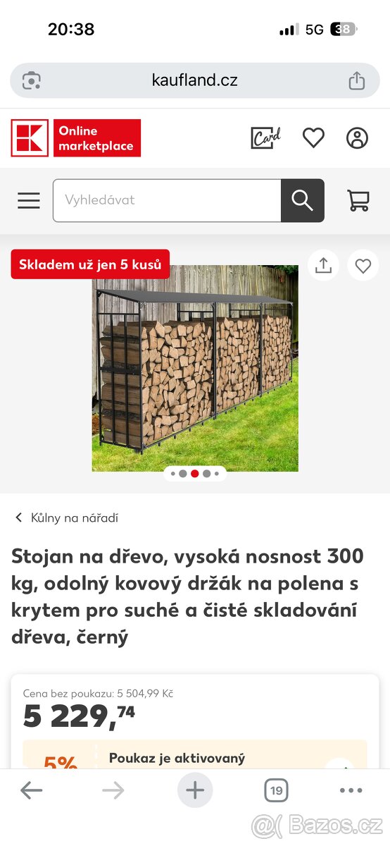Stojan na palivové dřevo - 2
