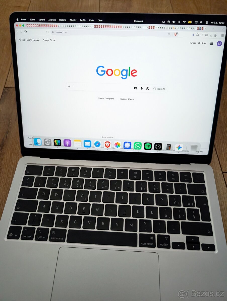 originálny displej z Apple Macbook Air M4, silver - 2