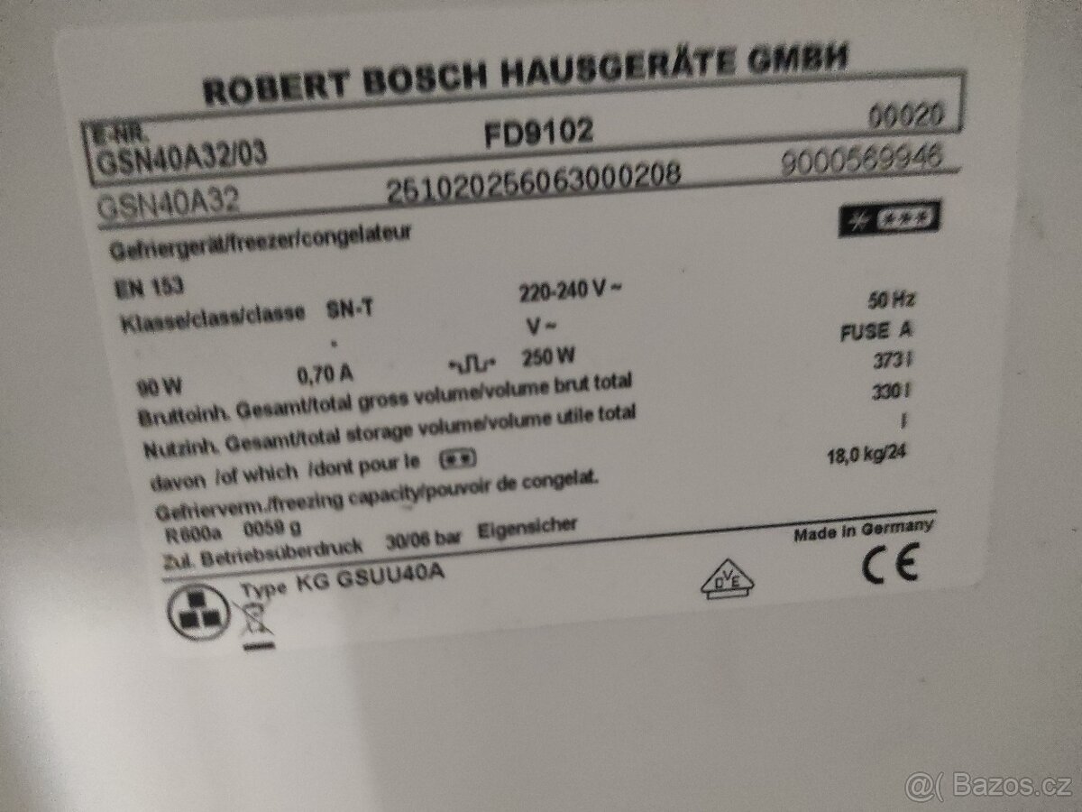Mrazák Bosch - 2