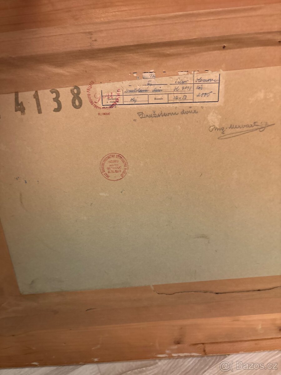 Obraz Mervart “Družstevní dvůr “ - 2