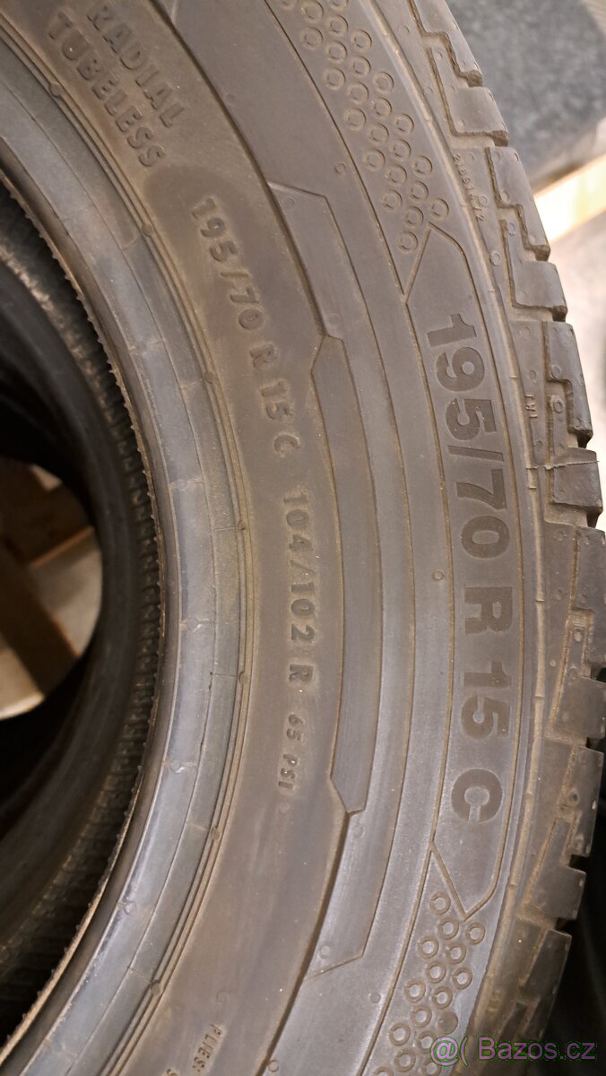 Continental CONTIVANCONTACT 100 195/70 R15C 104/102 R Letní - 2