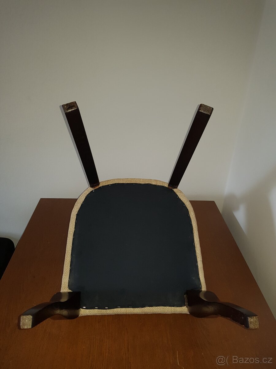 Starožitná židle - po renovaci material Dub - 2