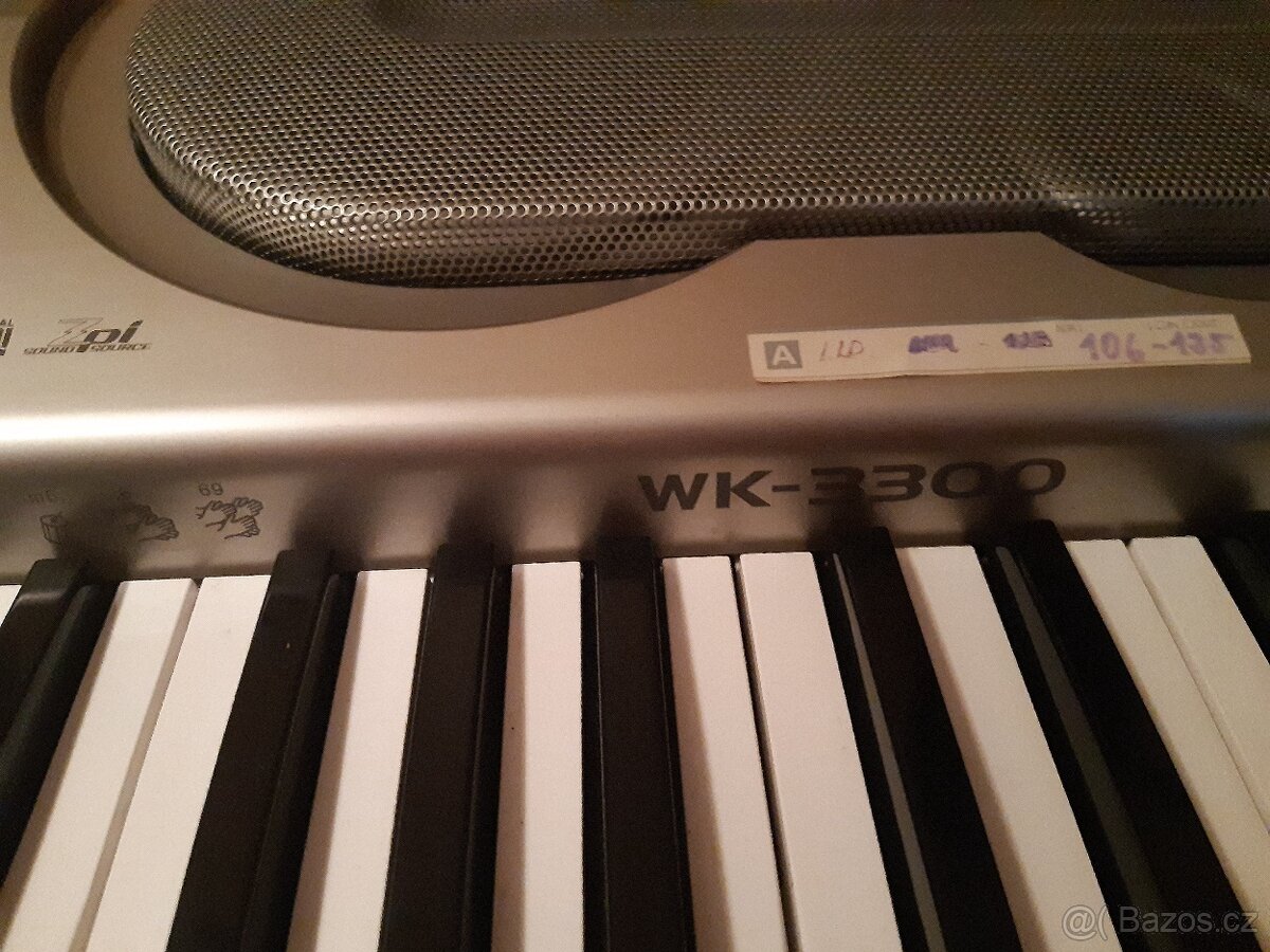 Klávesy Casio WK 3300 - 2