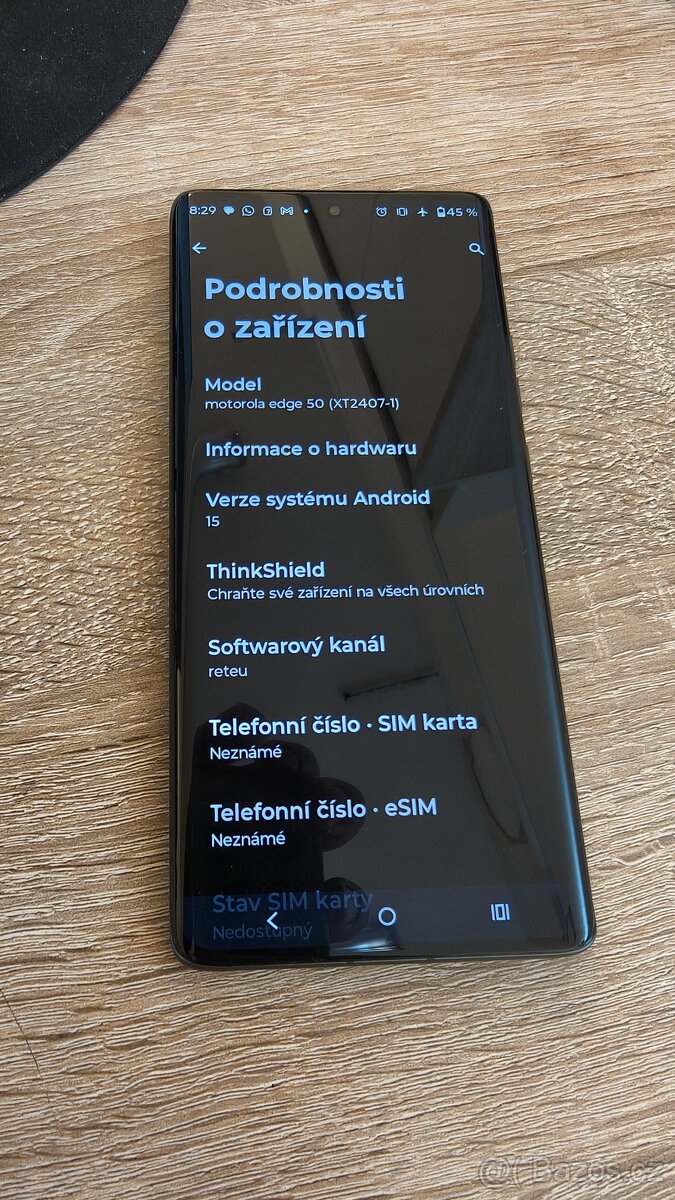 Motorola Edge 50 5G 12GB/512GB zár. 08/2027 DOPRAVA ZDARMA - 2