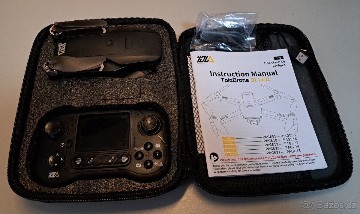 Toladrone TD31LCD dron + LCD ovladač – nový - 2