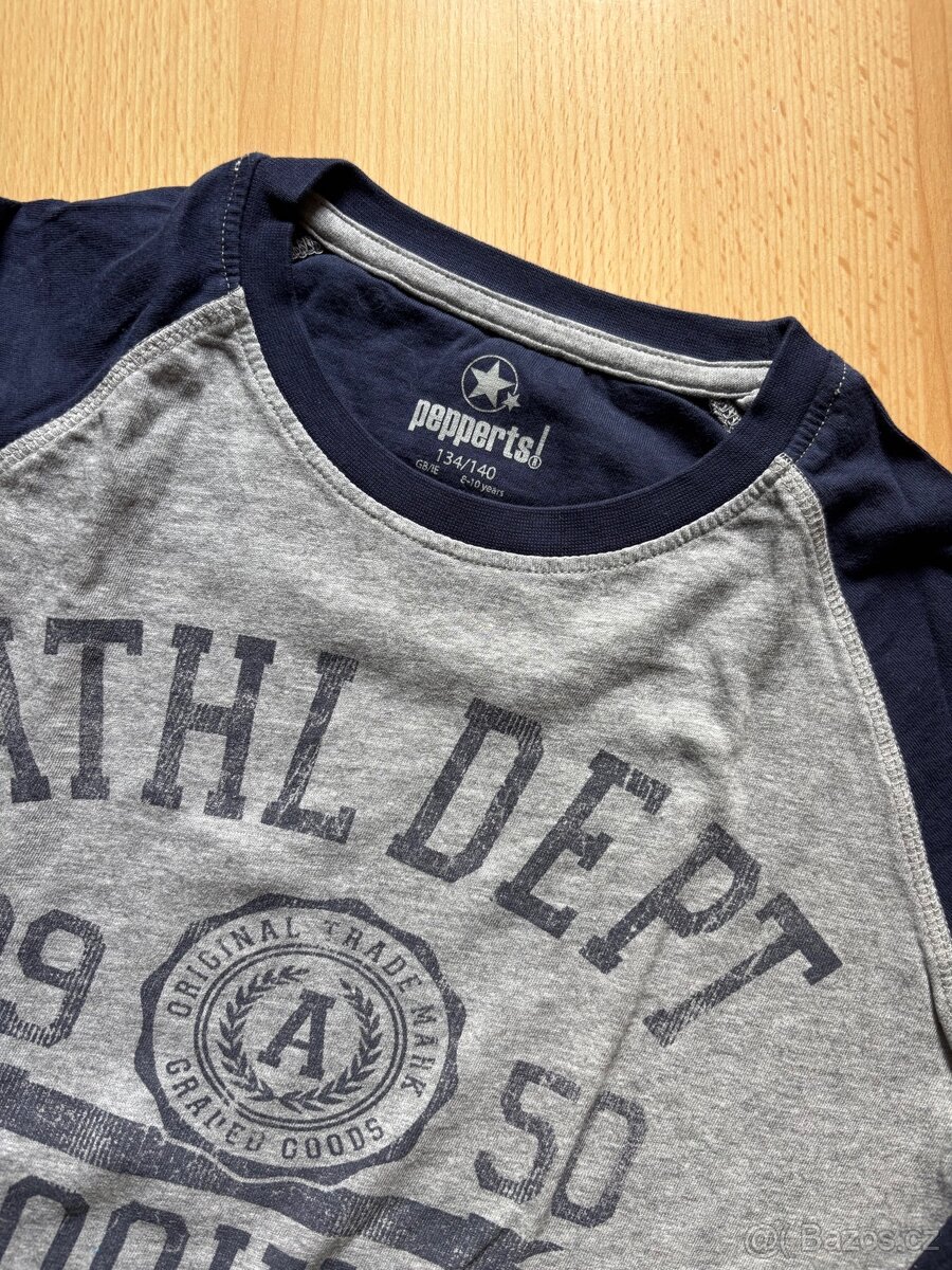 4x triko dl. rukáv vel. 134/140 - 2