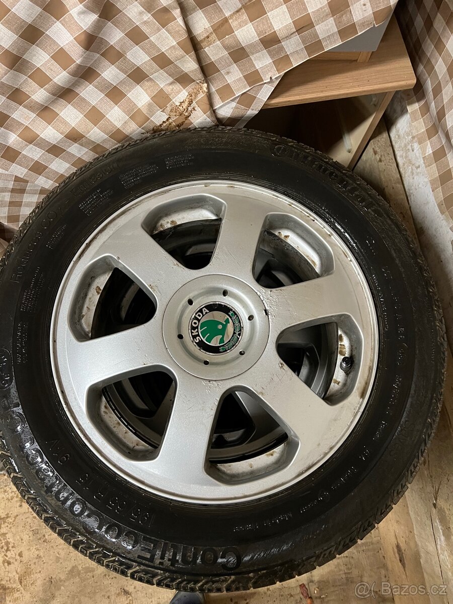 Prodám líté kola na škodu Octavie - 2
