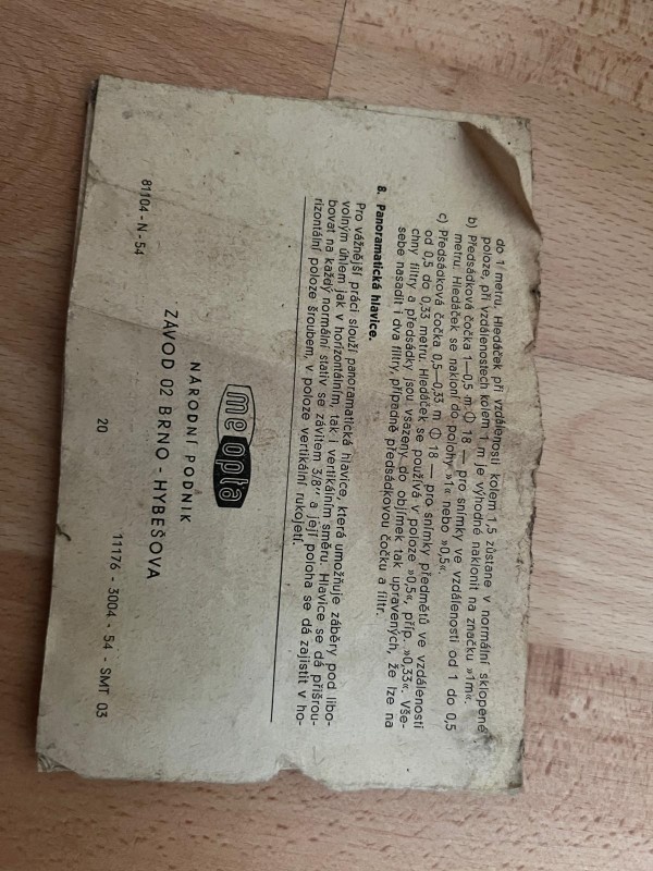 Meopta promítačka - 2