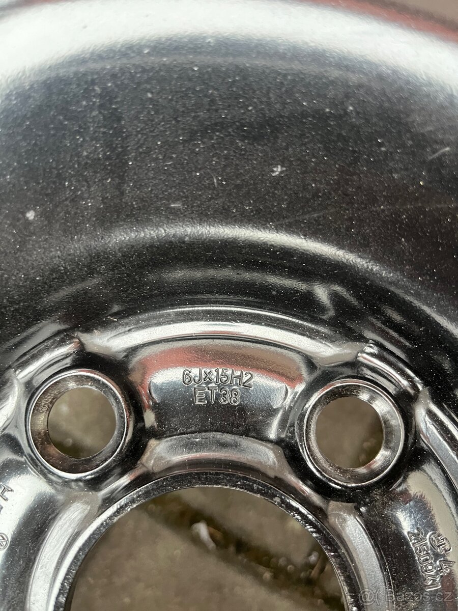 Plechové disky VW 6Jx15 5x100 ET 38 - 2