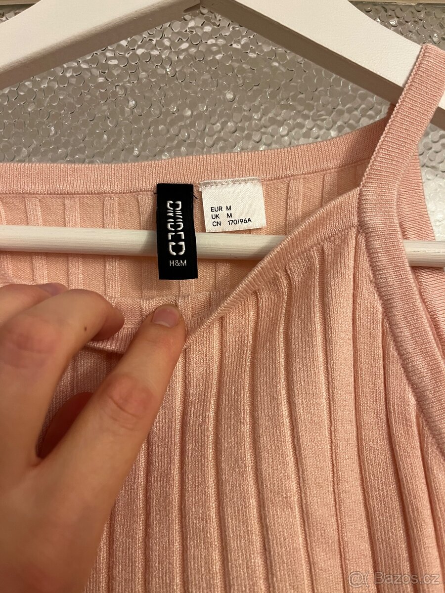 Růžový top H&M - 2