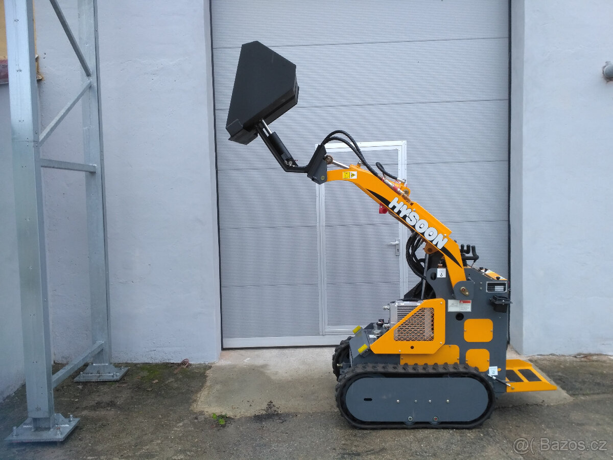 hydraulická lžíce prodloužená na mini nakladač - 2