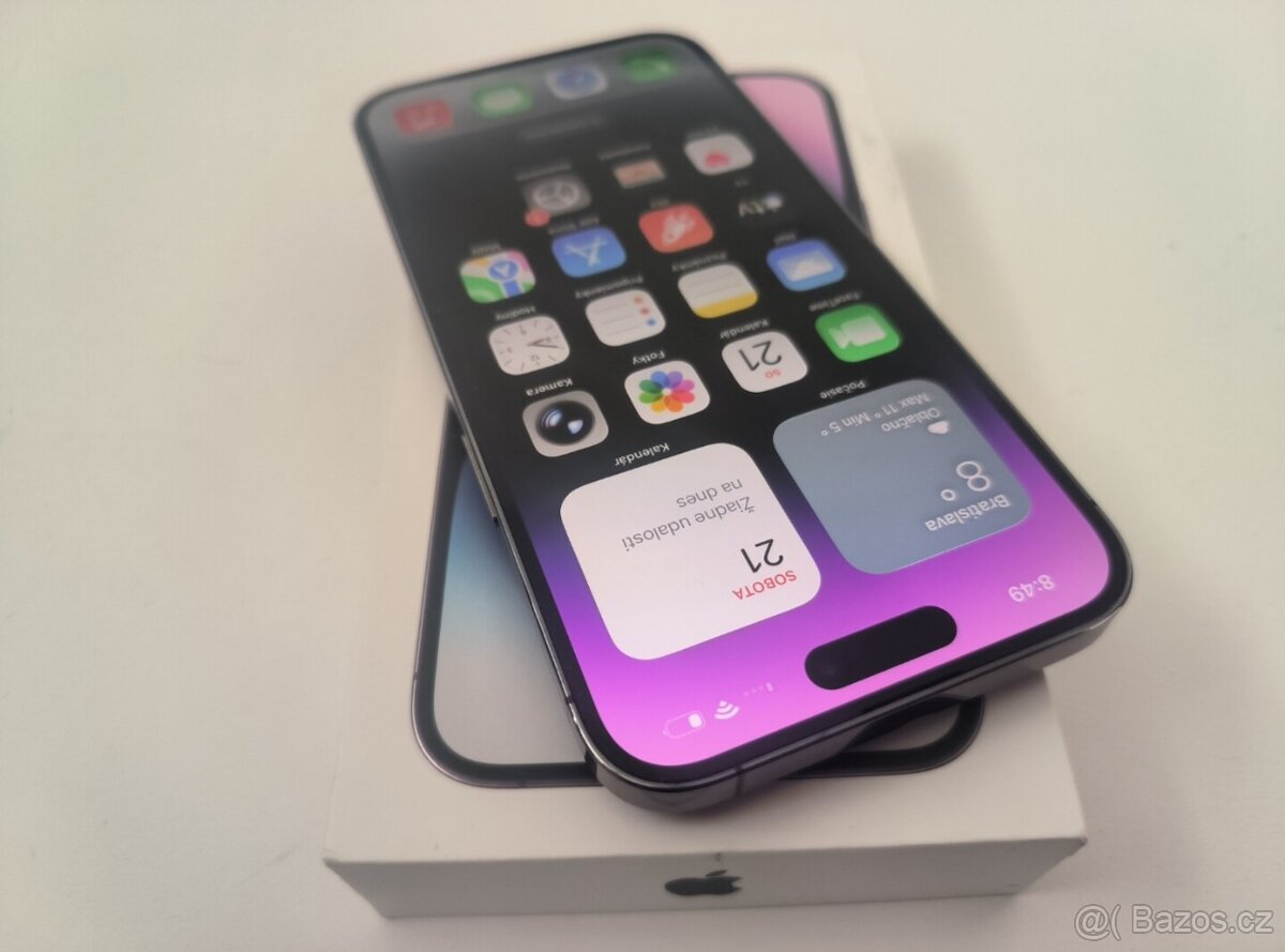apple iphone 14 PRO MAX 1TB Purple / Batéria 86% - 2