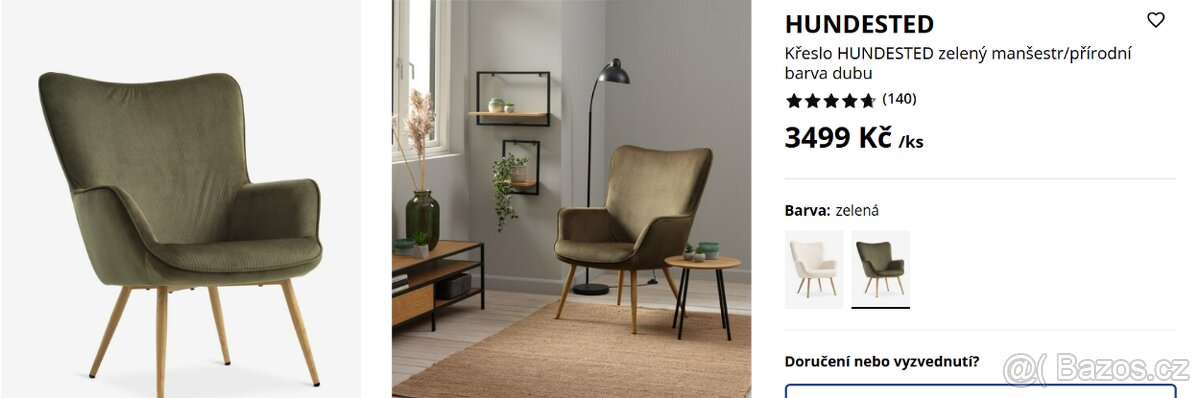 Křeslo HUNDESTED - 2