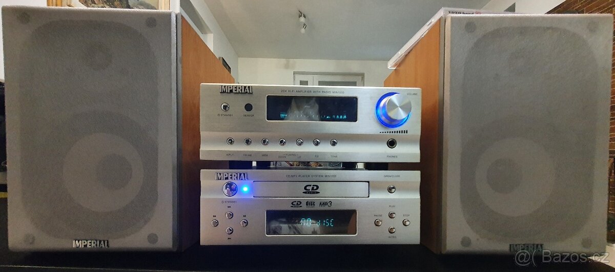 Mini věž IMPERIAL zesilovač a CD - 2