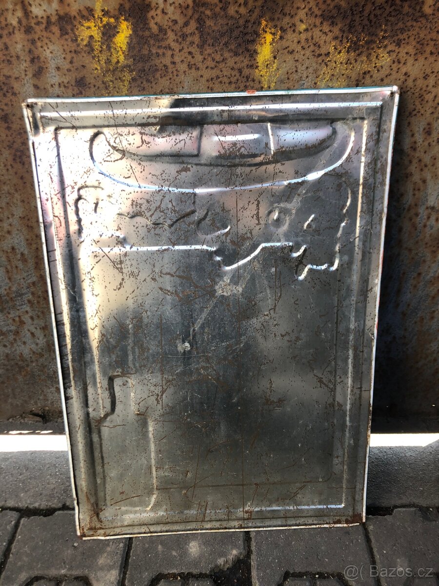 Plechová cedule Caramba - 2