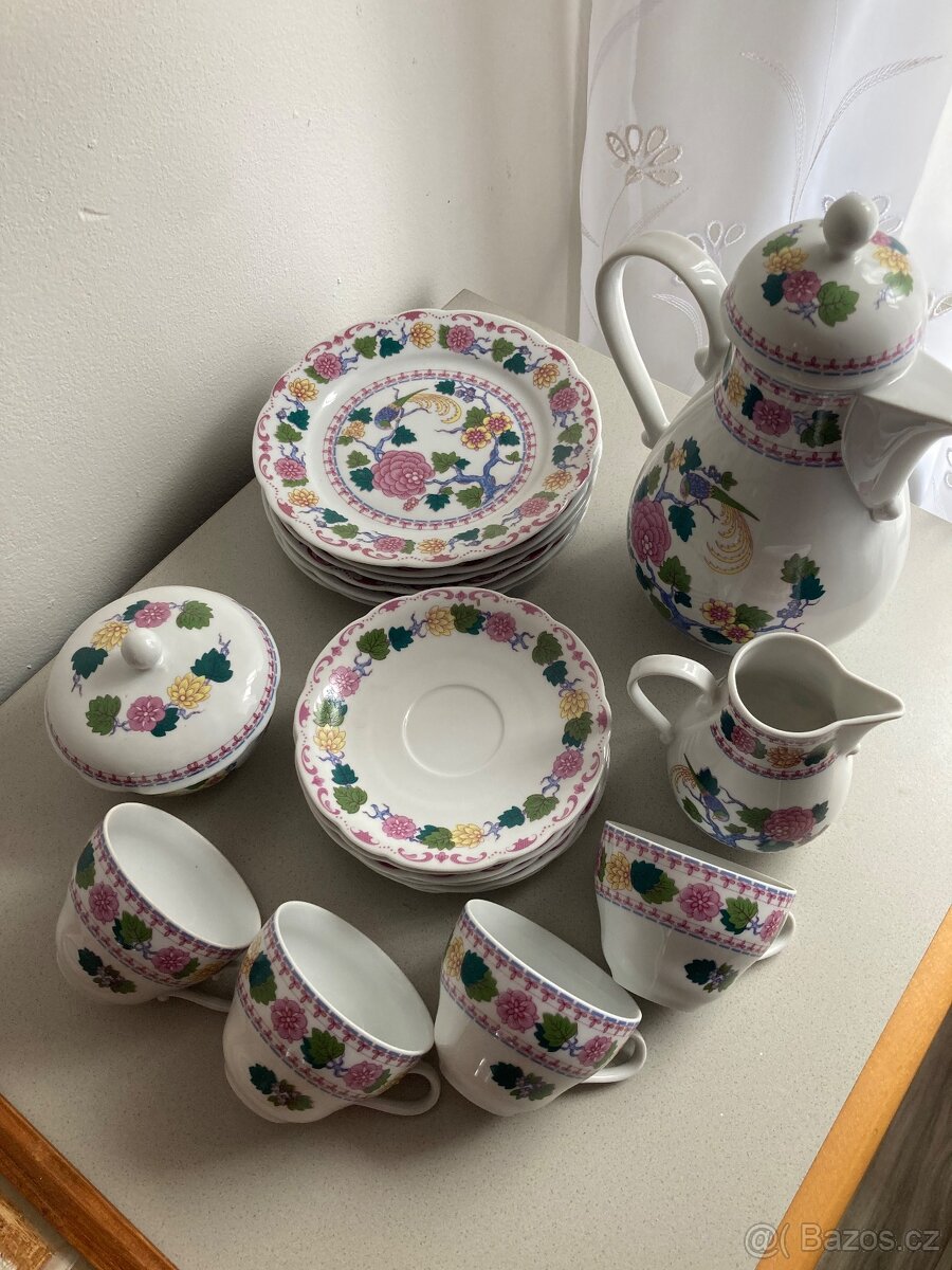Retro porcelánová sada, čajová sada zn. Kahla - 2